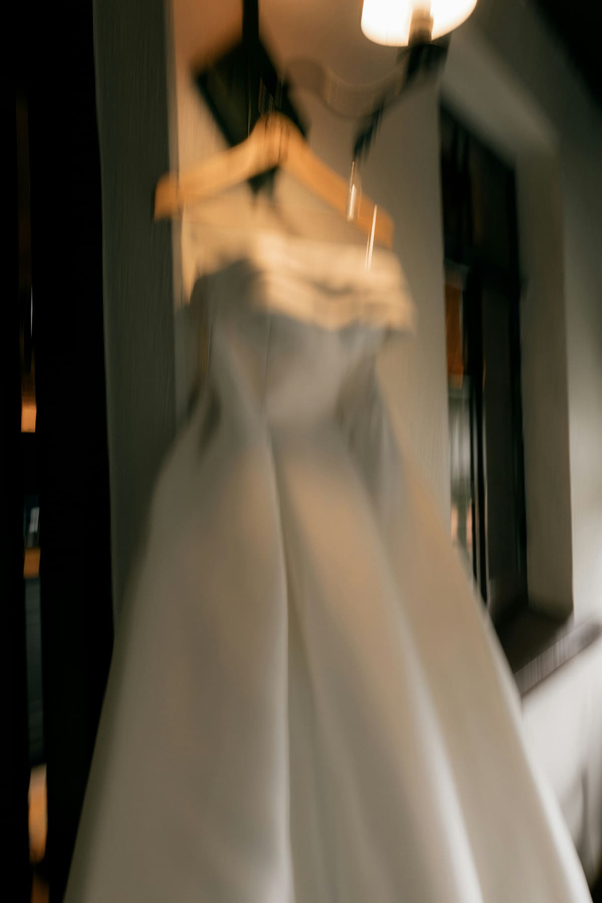 A couple on their wedding day.
